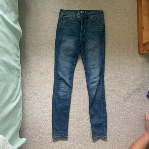 High-rise skinny jeans
